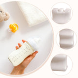 Maxbell 5 Pieces Ice Cooling Blocks AntiSlip Empty Ice Pack for Family Picnics Beach White