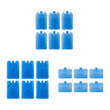 Maxbell 6x Ice Boxes Sturdy Cold Chain Transport Box for Air Conditioning Travel Fan Blue Snowflake