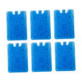 Maxbell 6x Ice Boxes Sturdy Cold Chain Transport Box for Air Conditioning Travel Fan Blue Snowflake