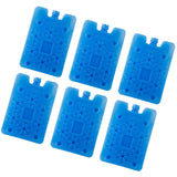Maxbell 6x Ice Boxes Sturdy Cold Chain Transport Box for Air Conditioning Travel Fan Blue Snowflake