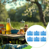 Maxbell 6x Ice Boxes Sturdy Cold Chain Transport Box for Air Conditioning Travel Fan Large Square Bottle