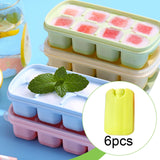 Maxbell 6 Pieces Ice Pack for Travel Cool Box Ice Cooler Blocks for Home Camping BBQ Yellow