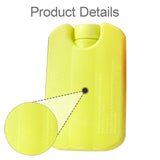Maxbell 6 Pieces Ice Pack for Travel Cool Box Ice Cooler Blocks for Home Camping BBQ Yellow
