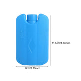 Maxbell 6 Pieces Ice Pack for Travel Cool Box Ice Cooler Blocks for Home Camping BBQ Blue