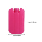 Maxbell 6 Pieces Ice Pack for Travel Cool Box Ice Cooler Blocks for Home Camping BBQ Dark Pink