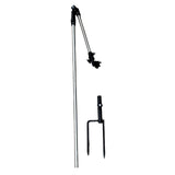 Maxbell Parasol Holder Stable Metal Universal Adjustable Clamp for Picnic Patio Lawn