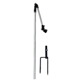 Maxbell Parasol Holder Stable Metal Universal Adjustable Clamp for Picnic Patio Lawn