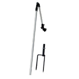 Maxbell Parasol Holder Stable Metal Universal Adjustable Clamp for Picnic Patio Lawn