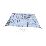 Maxbell Double Sided Aluminum Foil Pad Sturdy Portable for Camping Beach Tent Hiking 75x200cm