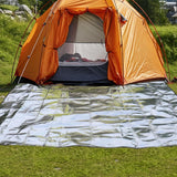 Maxbell Double Sided Aluminum Foil Pad Sturdy Portable for Camping Beach Tent Hiking 75x200cm