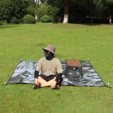 Maxbell Double Sided Aluminum Foil Pad Sturdy Portable for Camping Beach Tent Hiking 75x200cm