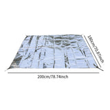 Maxbell Double Sided Aluminum Foil Pad Sturdy Portable for Camping Beach Tent Hiking 180x200cm
