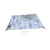 Maxbell Double Sided Aluminum Foil Pad Sturdy Portable for Camping Beach Tent Hiking 180x200cm