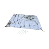 Maxbell Double Sided Aluminum Foil Pad Sturdy Portable for Camping Beach Tent Hiking 200x200cm