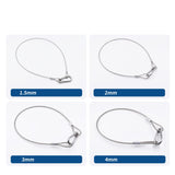 Maxbell 5Pcs Stage Lights Safety Cables Lanyard Cable Security Wire for Party Lights 2mm