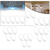 Maxbell 5Pcs Stage Lights Safety Cables Lanyard Cable Security Wire for Party Lights 2mm
