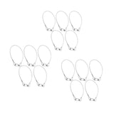 Maxbell 5Pcs Stage Lights Safety Cables Lanyard Cable Security Wire for Party Lights 2mm