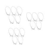 Maxbell 5Pcs Stage Lights Safety Cables Lanyard Cable Security Wire for Party Lights 2mm