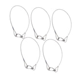 Maxbell 5Pcs Stage Lights Safety Cables Lanyard Cable Security Wire for Party Lights 3mm