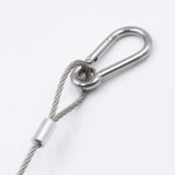 Maxbell 5Pcs Stage Lights Safety Cables Lanyard Cable Security Wire for Party Lights 3mm