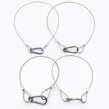 Maxbell 5Pcs Stage Lights Safety Cables Lanyard Cable Security Wire for Party Lights 3mm