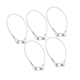 Maxbell 5Pcs Stage Lights Safety Cables Lanyard Cable Security Wire for Party Lights 4mm