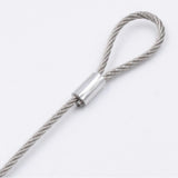 Maxbell 5Pcs Stage Lights Safety Cables Lanyard Cable Security Wire for Party Lights 4mm