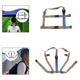 Maxbell Hands Free Umbrella Holder Wearable Accessory for Outdoor Activity Gardening Front