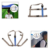 Maxbell Hands Free Umbrella Holder Wearable Accessory for Outdoor Activity Gardening Front