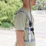 Maxbell Hands Free Umbrella Holder Wearable Accessory for Outdoor Activity Gardening Front