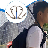Maxbell Hands Free Umbrella Holder Wearable Accessory for Outdoor Activity Gardening Back