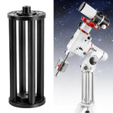 Height Riser Stable DIY Portable Telescope Equatorial Mount Extension Column 300mm black