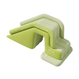 Inflatable Pool Slide for Kids Wear Resistant PVC for Backyard Summer Family Green