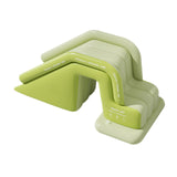 Inflatable Pool Slide for Kids Wear Resistant PVC for Backyard Summer Family Green