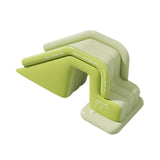Inflatable Pool Slide for Kids Wear Resistant PVC for Backyard Summer Family Green