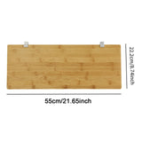 Maxbell Grill Table Extension Board Bamboo Expansion Table for Beach Camping Outdoor 52cmx22.2cm