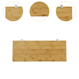 Maxbell Grill Table Extension Board Bamboo Expansion Table for Beach Camping Outdoor 52cmx22.2cm