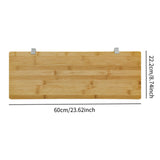 Maxbell Grill Table Extension Board Bamboo Expansion Table for Beach Camping Outdoor 60cmx22.2cm