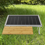 Maxbell Grill Table Extension Board Bamboo Expansion Table for Beach Camping Outdoor 60cmx22.2cm