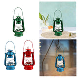 Maxbell Retro Kerosene Oil Lamp Decorative Camping Lamp for Bedroom Restaurant Party Green