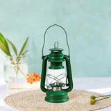 Maxbell Retro Kerosene Oil Lamp Decorative Camping Lamp for Bedroom Restaurant Party Green