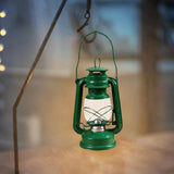 Maxbell Retro Kerosene Oil Lamp Decorative Camping Lamp for Bedroom Restaurant Party Green