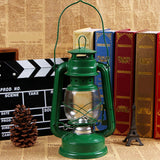 Maxbell Retro Kerosene Oil Lamp Decorative Camping Lamp for Bedroom Restaurant Party Green