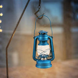 Maxbell Retro Kerosene Oil Lamp Decorative Camping Lamp for Bedroom Restaurant Party Blue