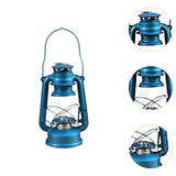 Maxbell Retro Kerosene Oil Lamp Decorative Camping Lamp for Bedroom Restaurant Party Blue