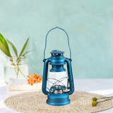 Maxbell Retro Kerosene Oil Lamp Decorative Camping Lamp for Bedroom Restaurant Party Blue