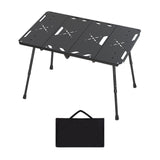 Camping Table Carrying Bag Folding Picnic Table for Travel Backyard Barbecue Black