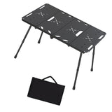 Camping Table Carrying Bag Folding Picnic Table for Travel Backyard Barbecue Black