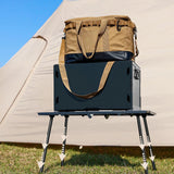 Camping Table Carrying Bag Folding Picnic Table for Travel Backyard Barbecue Green