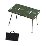 Camping Table Carrying Bag Folding Picnic Table for Travel Backyard Barbecue Green